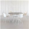 Silla Troy wireframe Polipropileno Tapizada Magis