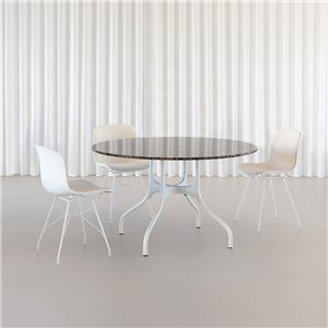 Silla Troy wireframe Polipropileno Tapizada Magis