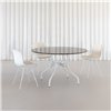 Silla Troy wireframe Polipropileno Tapizada Magis