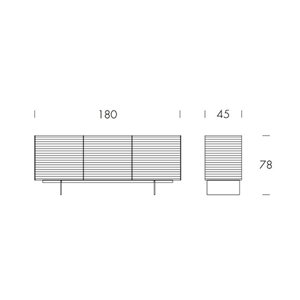 Aparador Stripes Tonin Casa