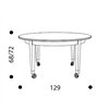 Mesa Neoneoz Redonda Driade