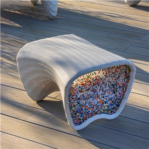 In-Side low table: White
