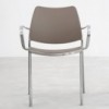 Sillón Gas cromo en polipropileno de Stua. Excelente sillones para salón u oficinas.
