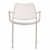 Sillón Gas cromo en polipropileno de Stua. Excelente sillones para salón u oficinas.