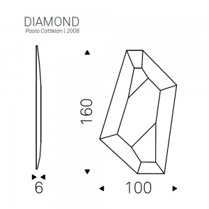 Espejo Diamond Oferta de Cattelan Italia. Espejos en cristal reflejado.
