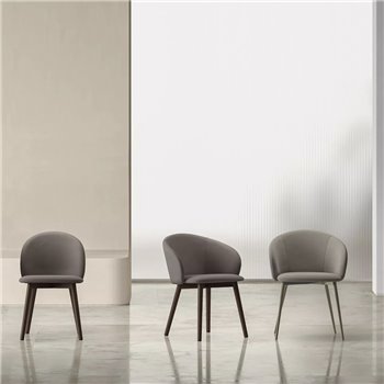 Sillón Rebecca acero Bontempi