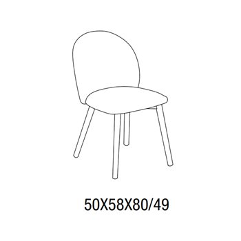 Silla Rebecca madera Bontempi