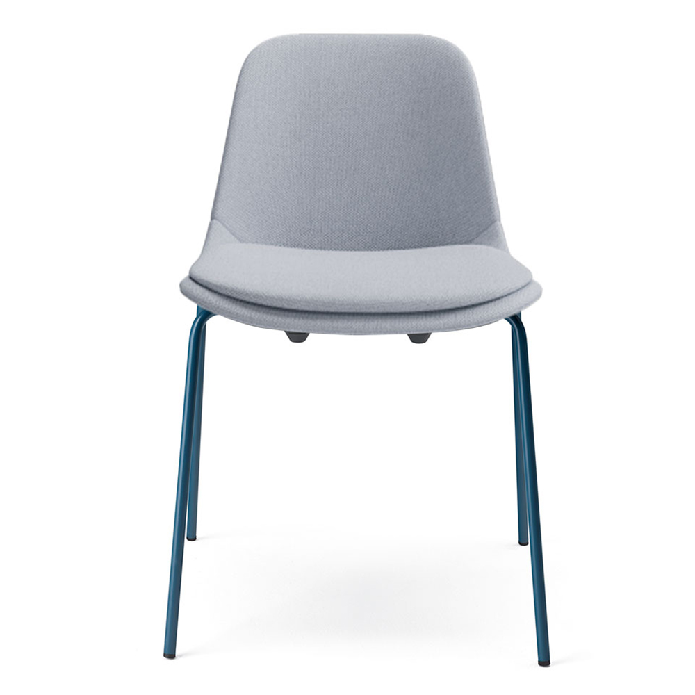 Silla Abril tapizada 4 patas metálicas esPattio