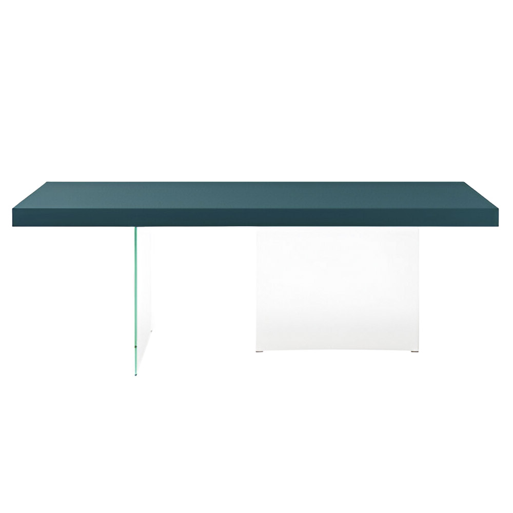 Mesa fija rectangular Air lacado Lago