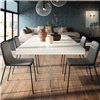 Mesa fija rectangular Air lacado Lago
