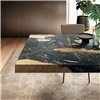 Mesa fija rectangular Air XGlass Lago