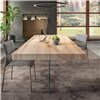 Mesa fija rectangular Air XGlass Lago