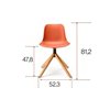 Silla Abril base piramidal madera esPattio