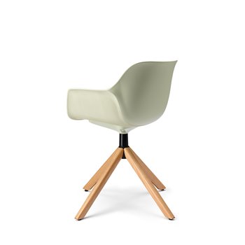 Sillón Abril base piramidal madera esPattio