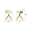 Sillón Abril base piramidal madera esPattio