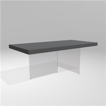 Mesa fija rectangular Air laminado Lago