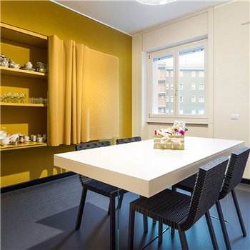 Mesa fija rectangular Air laminado Fenix Lago