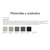 Mesa fija rectangular Air laminado Fenix Lago
