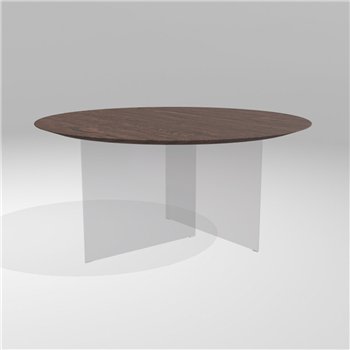 Mesa fija redonda Air Slim Wildwood Lago