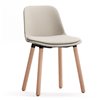 Silla Abril tapizada 4 patas madera esPattio