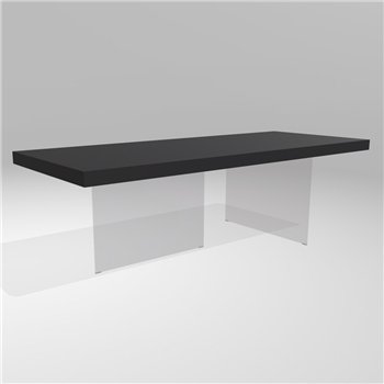 Mesa fija rectangular Air lacado Lago