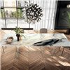 Mesa fija rectangular Air XGlass Lago