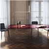 Mesa fija rectangular Air Slim cristal Lago