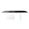 Mesa fija cantos redondeados Air Slim XGlass Lago