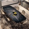 Mesa fija cantos redondeados Air Slim XGlass Lago