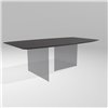 Mesa fija cantos redondeados Air Slim Wildwood Lago