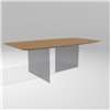 Mesa fija cantos redondeados Air Slim Wildwood Lago