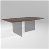Mesa fija cantos redondeados Air Slim Wildwood Lago