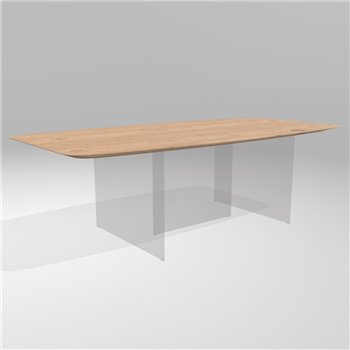 Mesa fija cantos redondeados Air Slim Wildwood Lago
