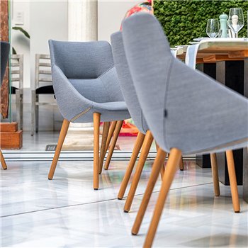 Silla Bow Chair 4 patas madera esPattio