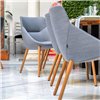 Silla Bow Chair 4 patas madera esPattio