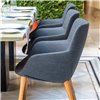 Sillón Bow Chair 4 patas madera esPattio