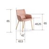 Sillón Bow Chair 4 patas madera esPattio