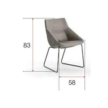 Silla Bow Chair patín esPattio