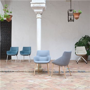 Sillón Bow Chair 4 patas metálicas esPattio