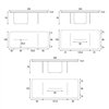 Mesa fija rectangular Air Soft Wildwood Lago