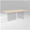 Mesa fija perfilada Air Soft cristal Lago
