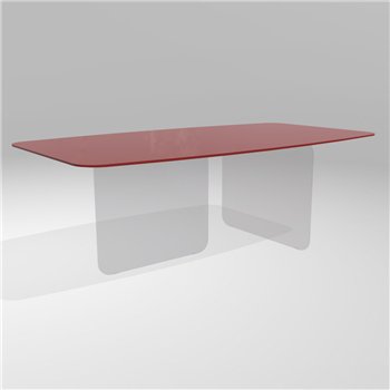 Mesa fija perfilada Air Soft cristal Lago