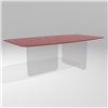 Mesa fija perfilada Air Soft cristal Lago