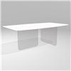 Mesa fija perfilada Air Soft cristal Lago