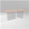 Mesa fija perfilada Air Soft cristal Lago