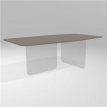 Mesa fija perfilada Air Soft cristal Lago