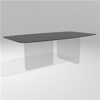Mesa fija perfilada Air Soft cristal Lago