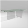 Mesa fija perfilada Air Soft cristal Lago