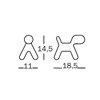 Escultura Puppy XS terciopelo Magis