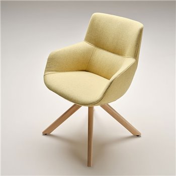 Sillón Bow Chair base piramidal madera esPattio